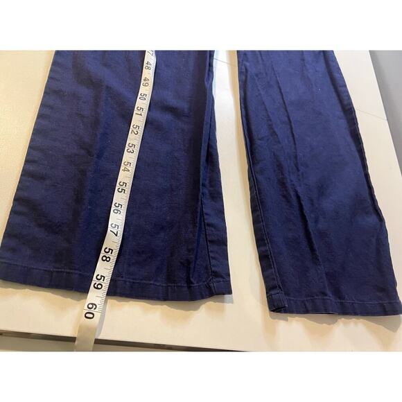 Vineyard Vines Linen Romper in Navy - Women's Size 6 - Picture 9 of 9